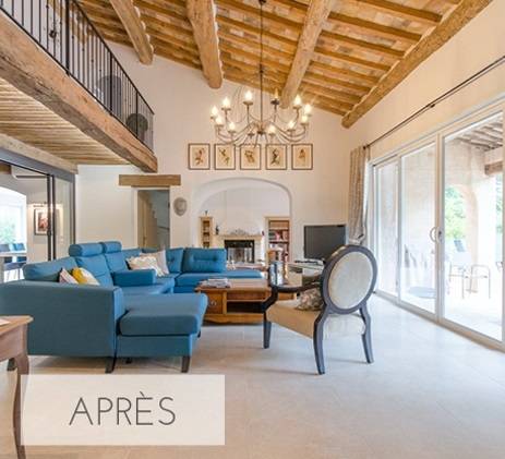 Rénovation d'une bastide provençale dans le Luberon